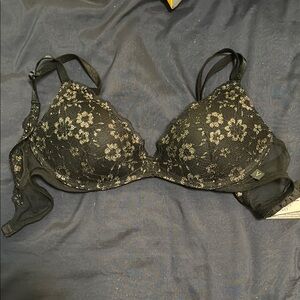 Elegant Black Lace Bra